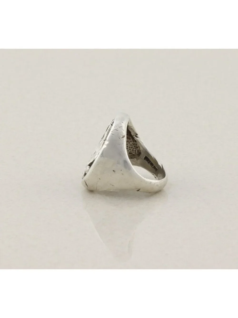 Men's Sterling Silver Eagle Ring Size 8 1/4 or Pinky Ring